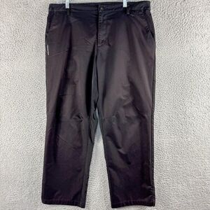 Adidas Golf Pants Mens 36 Black Golfer Chino Stretch Outdoor Office Casual 37x30